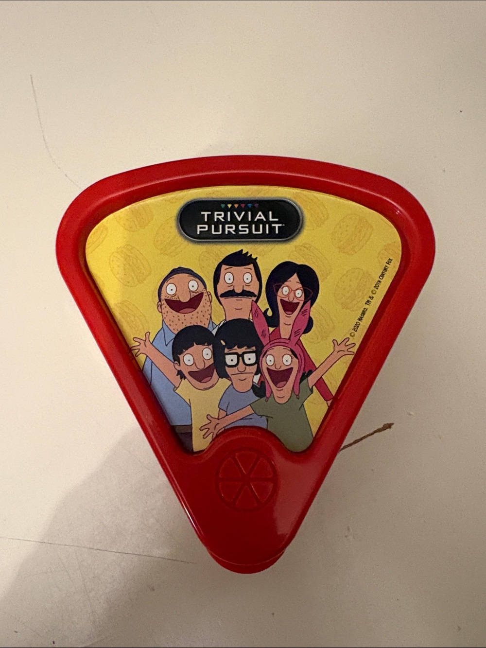 Bob's Burgers Trivial Pursuit Edition Game - Red & Yellow